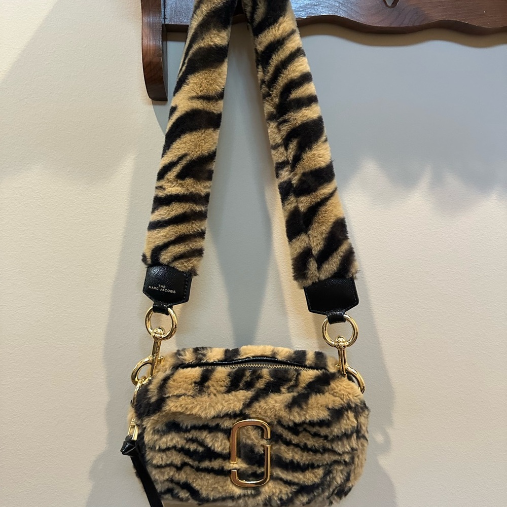 Marc Jacobs Tiger Stripe Plush Crossbody